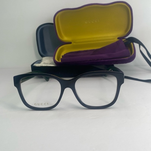 💯- New Authentic Gucci Oversized GG0038ON 011 Eyeglasses - Picture 5 of 15